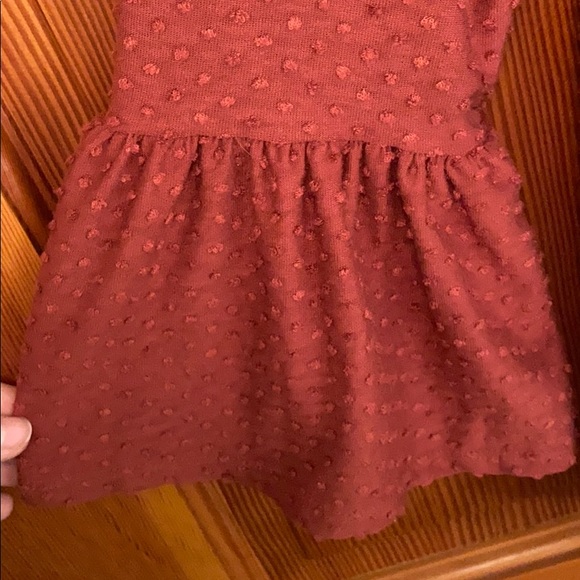 W5 rust top with 3/4 bell sleeves - Picture 3 of 4